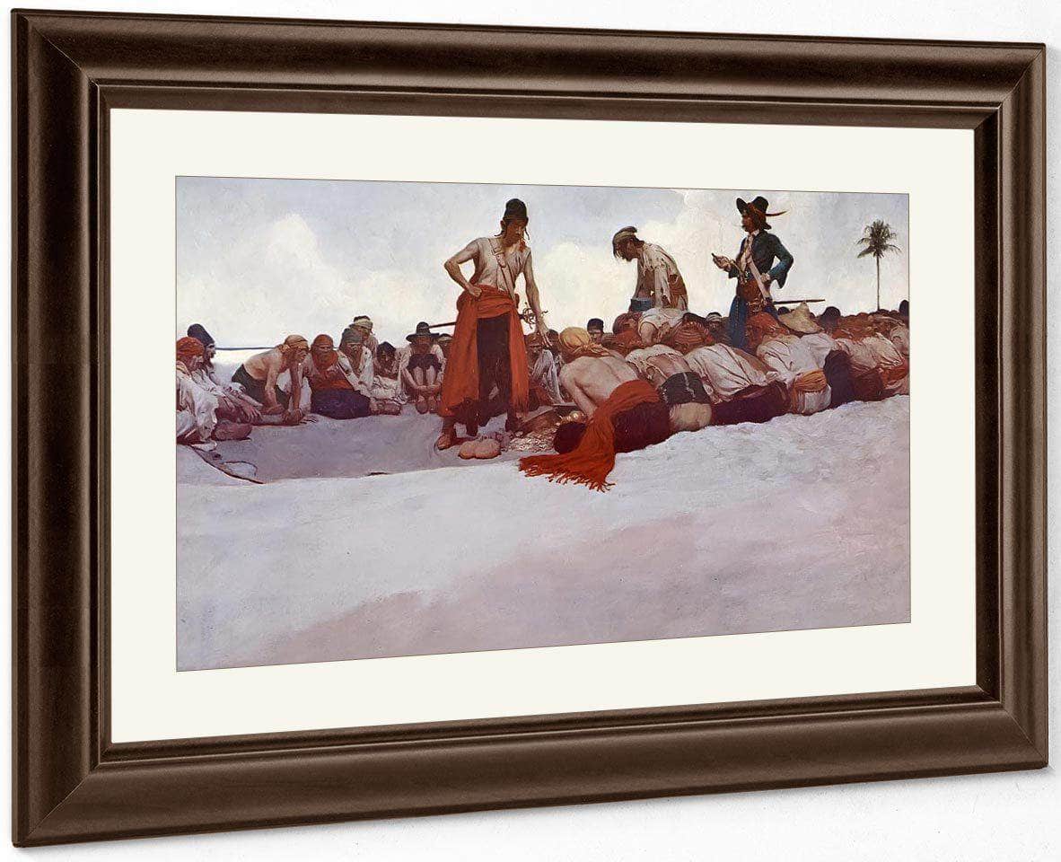 So The Treasure Was Divided By Howard Pyle Fine Art Print