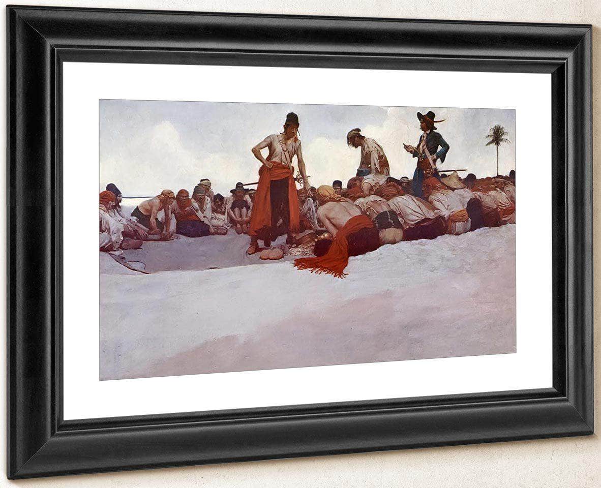 So The Treasure Was Divided By Howard Pyle Fine Art Print