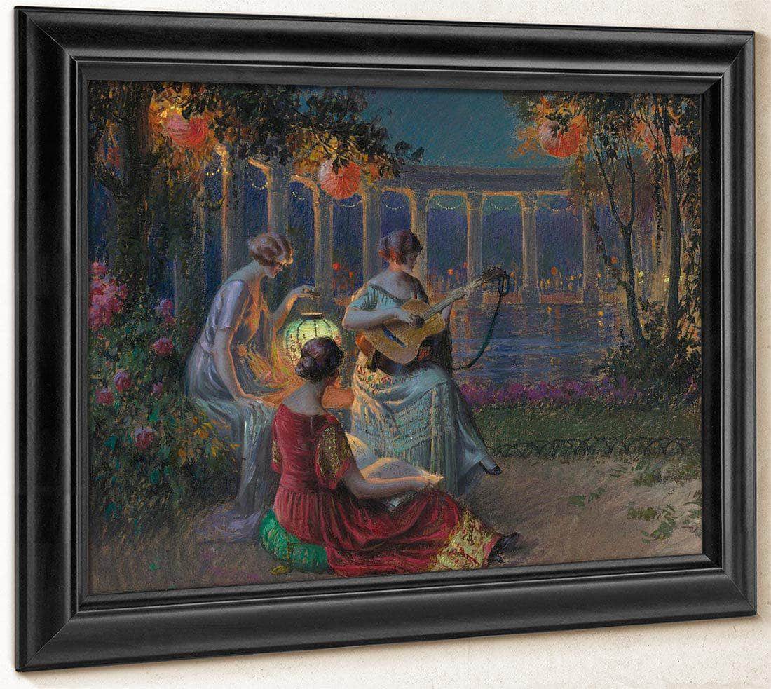 Soir De Fete By Enjolras Delphin Fine Art Print