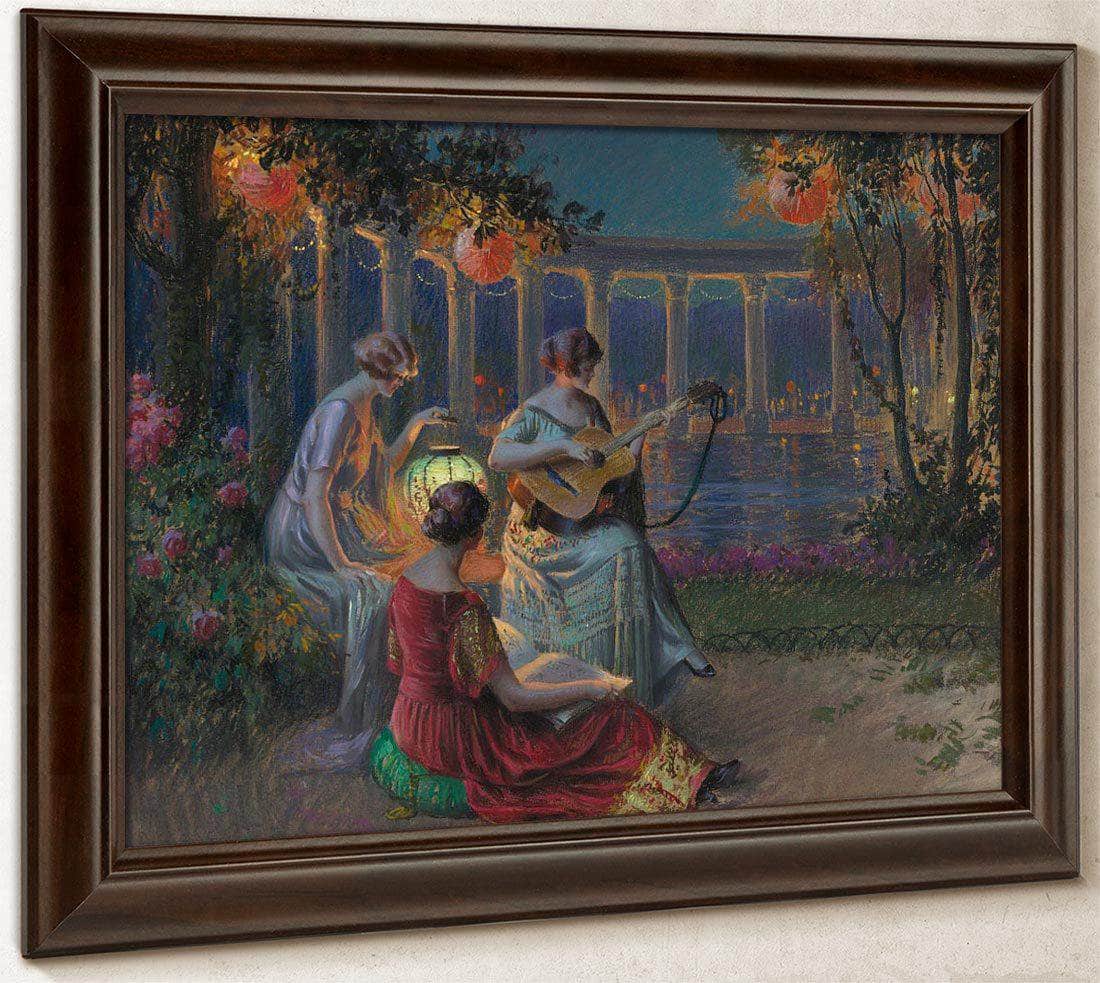Soir De Fete By Enjolras Delphin Fine Art Print