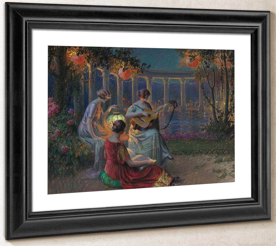Soir De Fete By Enjolras Delphin Fine Art Print