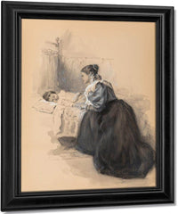 Sometime Poem Illustration 1896 By Alice Barber Stephens Fine Art Print