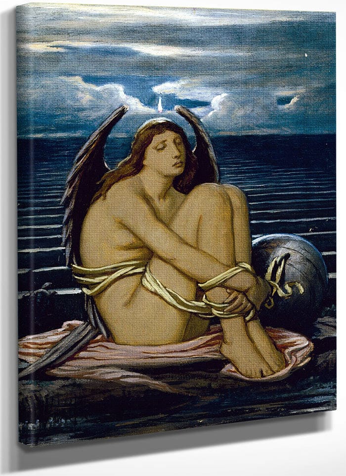 Soul In Bondage By Elihu Vedder Fine Art Print
