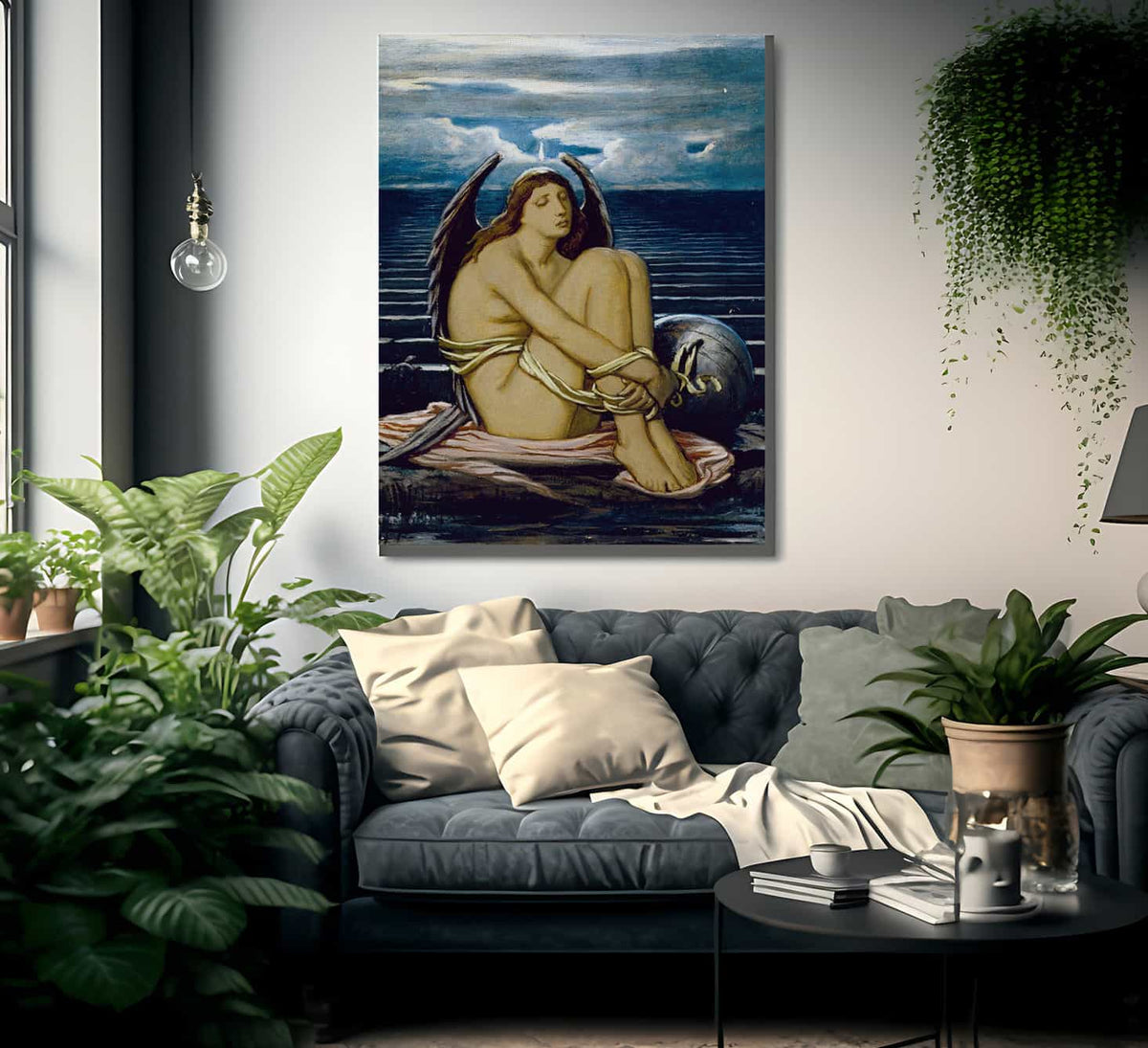 Soul In Bondage By Elihu Vedder Fine Art Print
