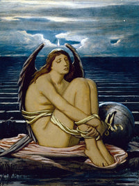 Soul In Bondage By Elihu Vedder Fine Art Print