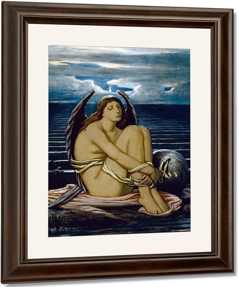 Soul In Bondage By Elihu Vedder Fine Art Print