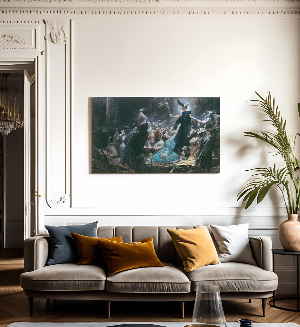 Souls On The Banks Of The Acheron 1898 By Adolf Hiremy Hirschl Fine Art Print