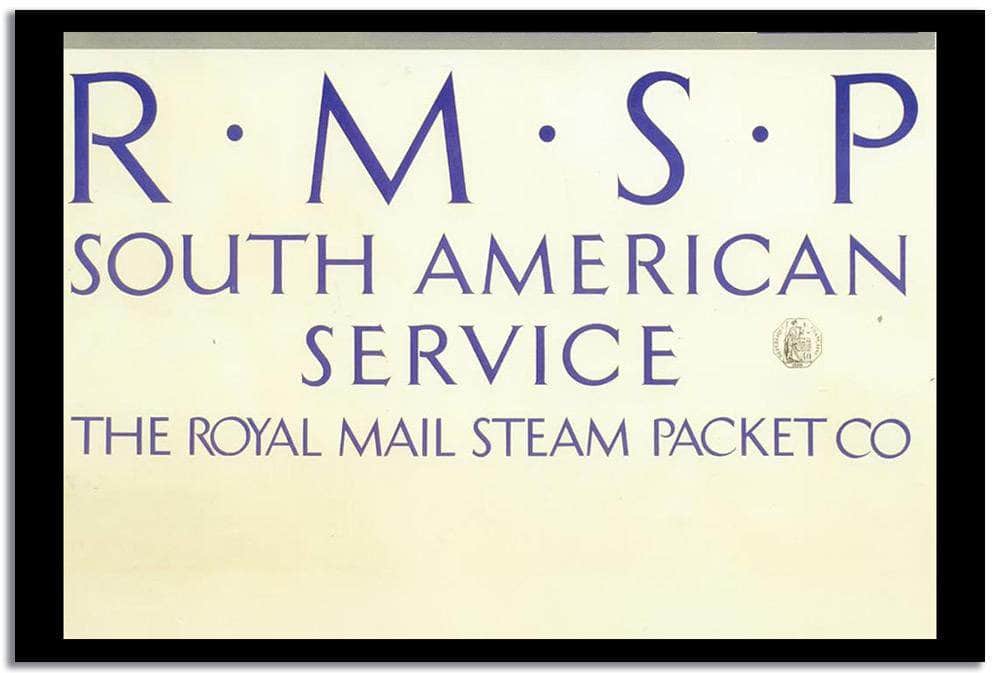 South American Service  Vintage Poster Fine Art Print