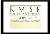 South American Service  Vintage Poster Fine Art Print