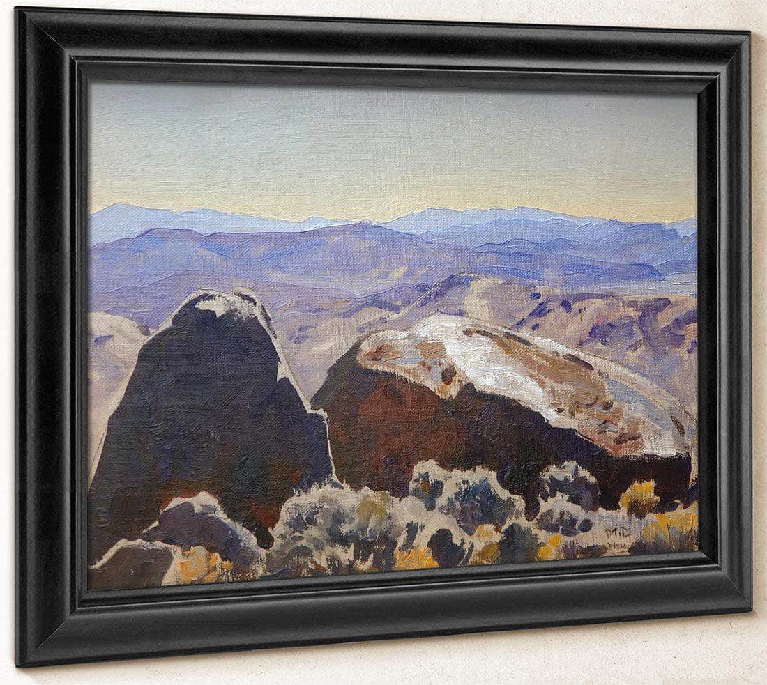 South From Quartz Mountain By Maynard Dixon Fine Art Print