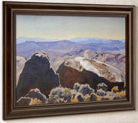 South From Quartz Mountain By Maynard Dixon Fine Art Print