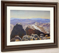 South From Quartz Mountain By Maynard Dixon Fine Art Print