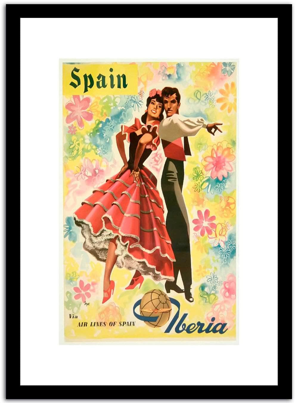 Spain  Vintage Poster Fine Art Print