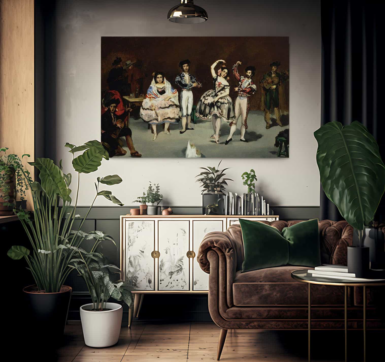 Spanish Ballet By  Manet Edouard Fine Art Print