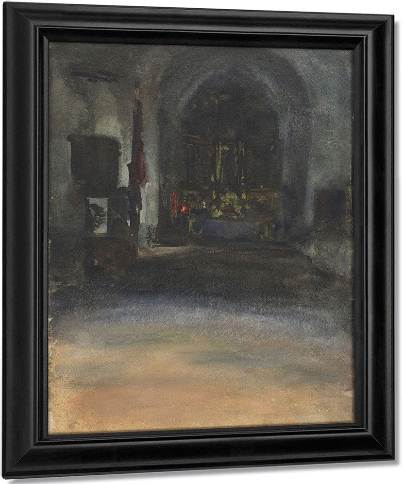Spanish Church Interior By John Singer Sargent Fine Art Print