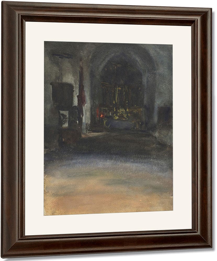 Spanish Church Interior By John Singer Sargent Fine Art Print