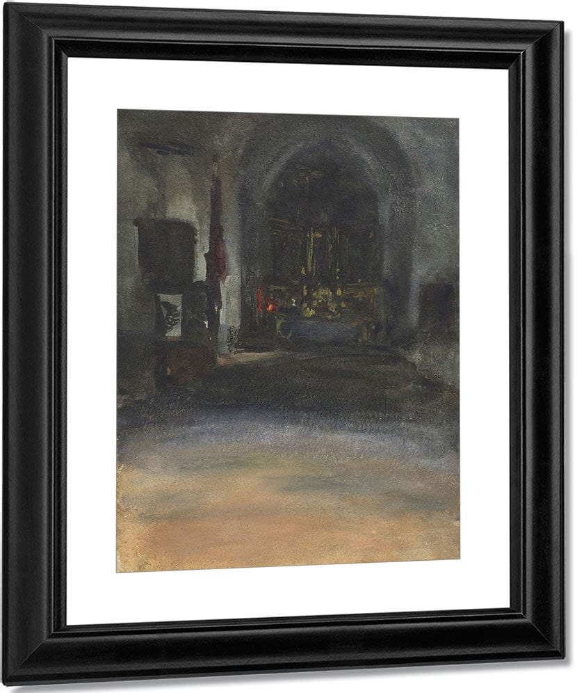 Spanish Church Interior By John Singer Sargent Fine Art Print
