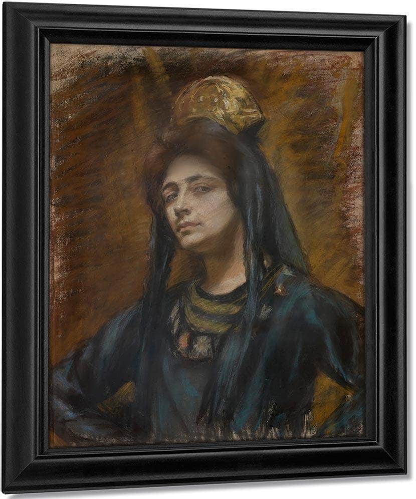 Spanish Comb By Alice Pike Barney Fine Art Print
