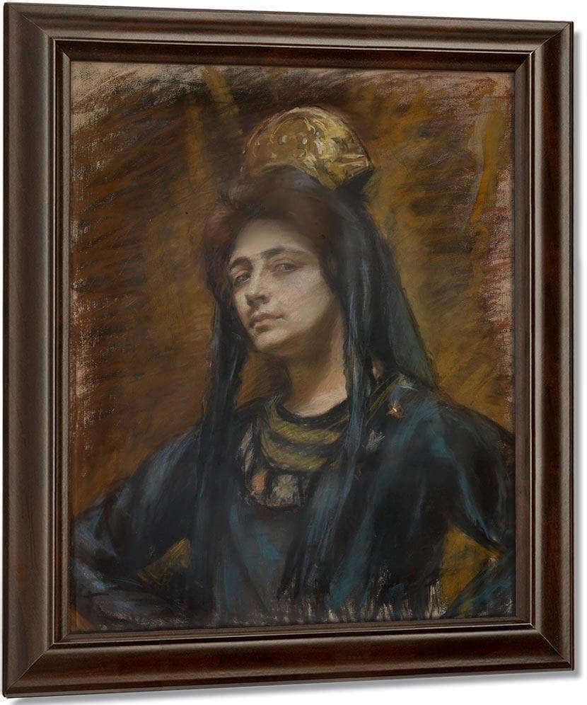 Spanish Comb By Alice Pike Barney Fine Art Print