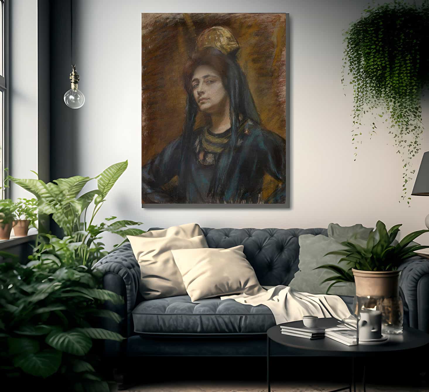 Spanish Comb By Alice Pike Barney Fine Art Print