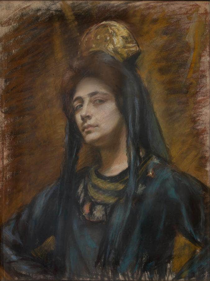 Spanish Comb By Alice Pike Barney Fine Art Print