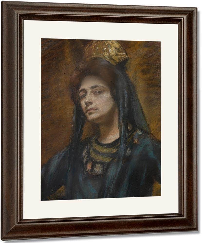 Spanish Comb By Alice Pike Barney Fine Art Print