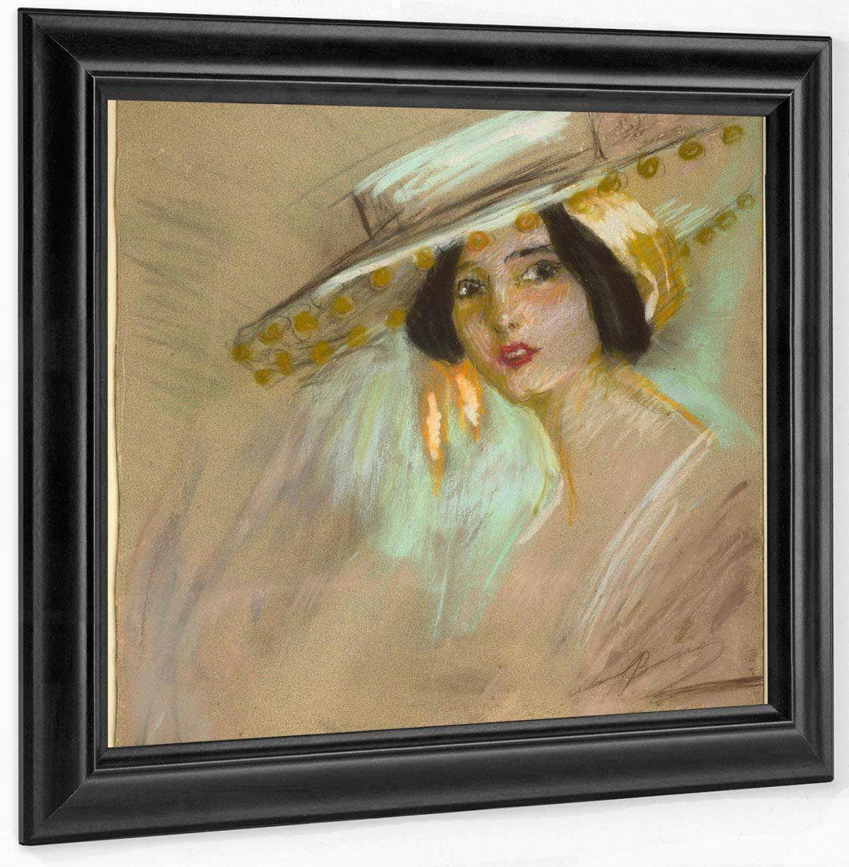 Spanish Fantasy Ii (Juliet Fremont) By Alice Pike Barney Fine Art Print