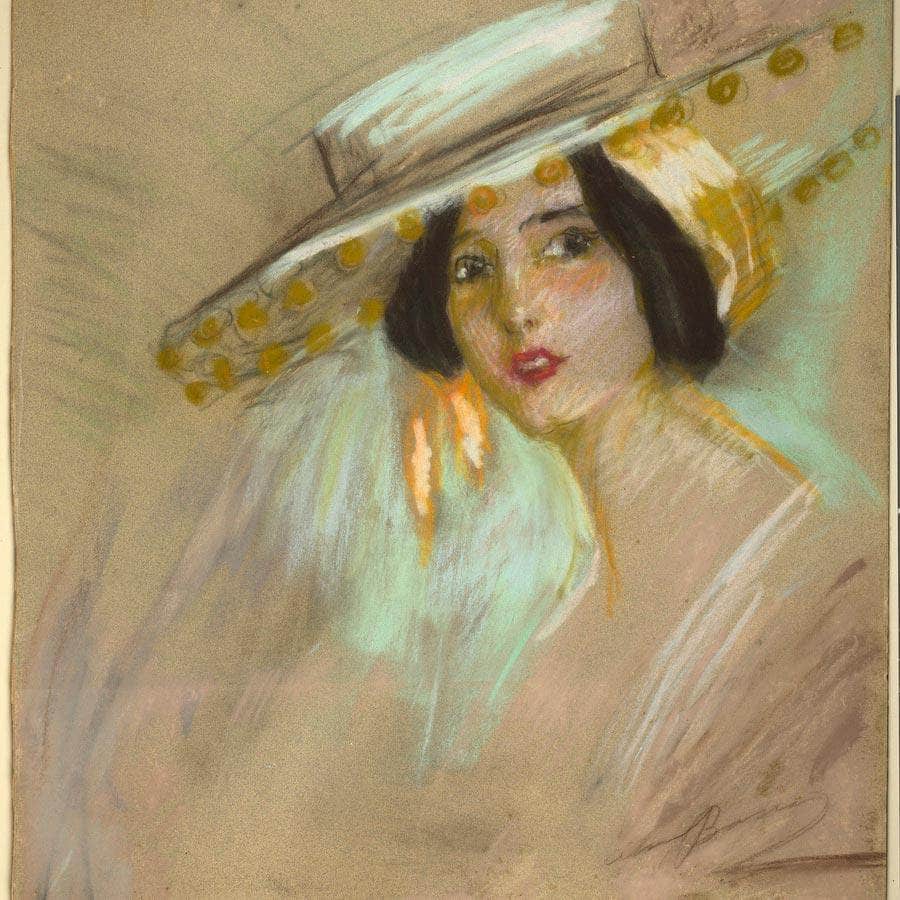 Spanish Fantasy Ii (Juliet Fremont) By Alice Pike Barney Fine Art Print