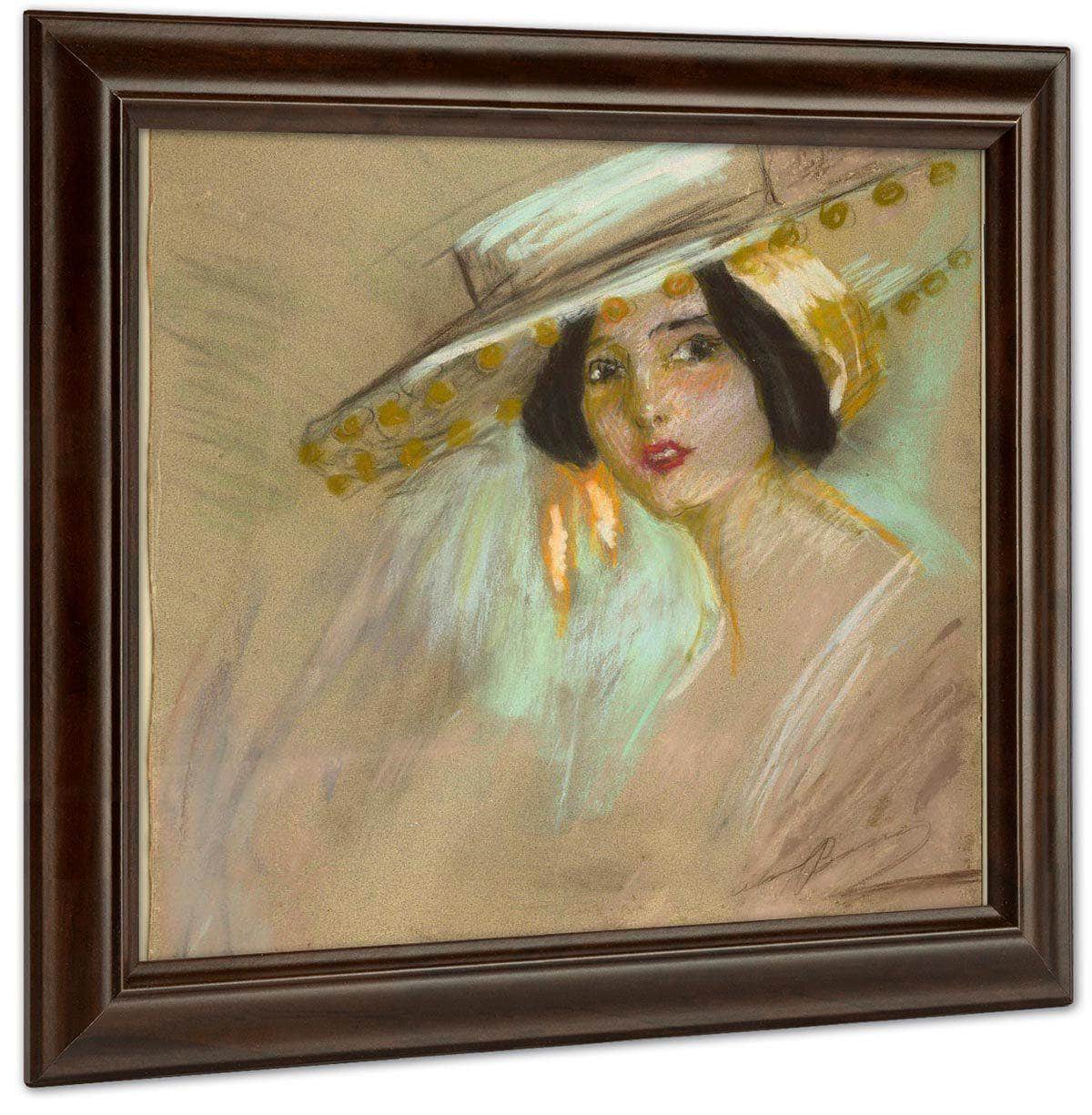 Spanish Fantasy Ii (Juliet Fremont) By Alice Pike Barney Fine Art Print