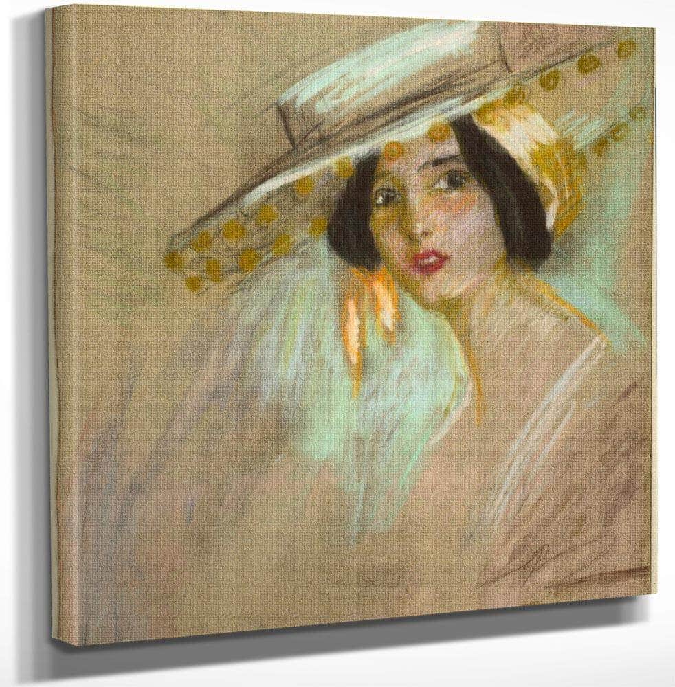 Spanish Fantasy Ii (Juliet Fremont) By Alice Pike Barney Fine Art Print