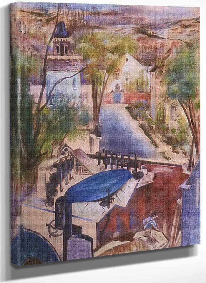 Spanish Landscape By Preston Dickinson Fine Art Print