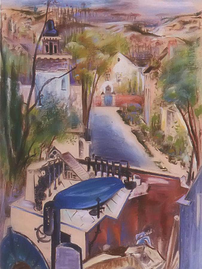 Spanish Landscape By Preston Dickinson Fine Art Print