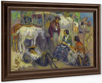 Spanish Market By Francis Luis Mora Fine Art Print