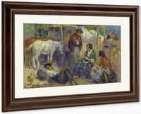 Spanish Market By Francis Luis Mora Fine Art Print