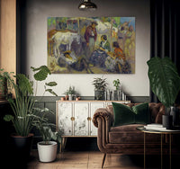 Spanish Market By Francis Luis Mora Fine Art Print