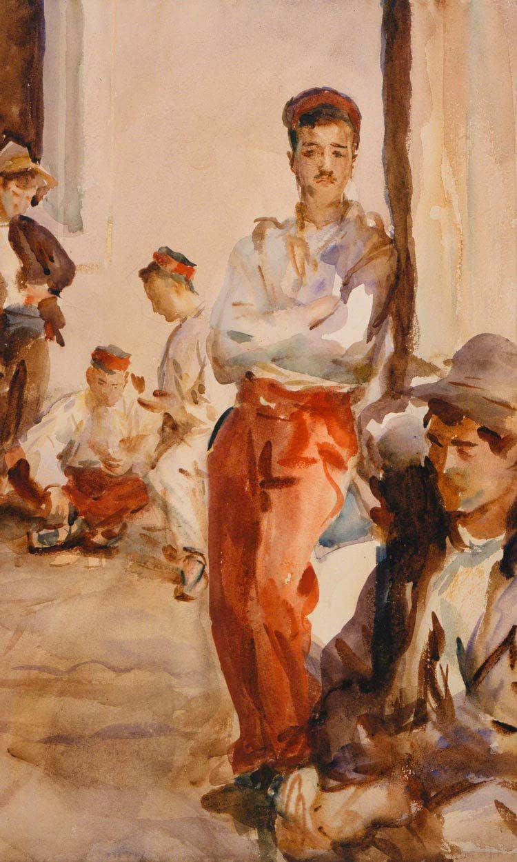Spanish Solders (Ii) By John Singer Sargent Fine Art Print