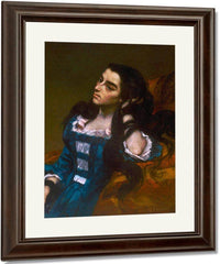 Spanish Woman By Gusave Courbet Fine Art Print