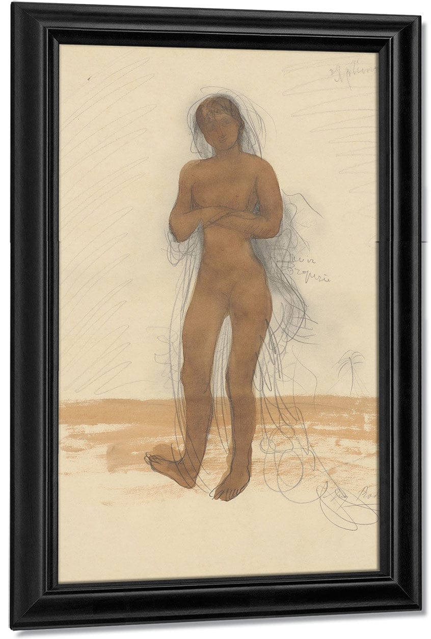 Sphinx By Francois Auguste Rene Rodin Fine Art Print