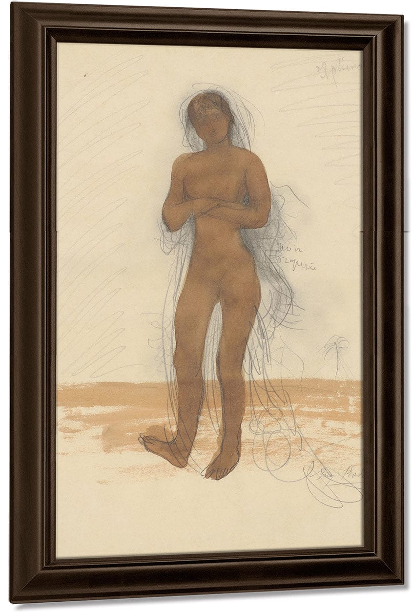 Sphinx By Francois Auguste Rene Rodin Fine Art Print