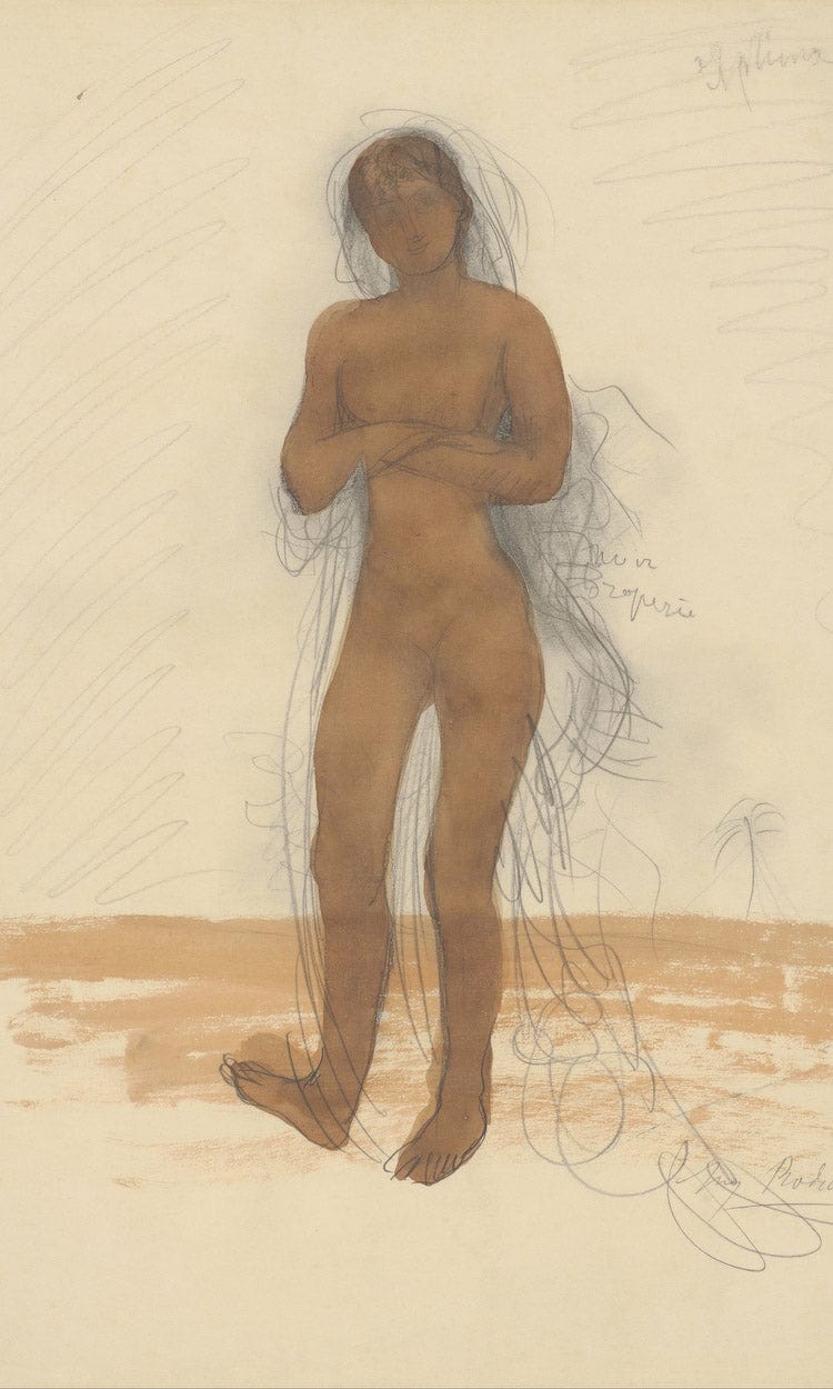 Sphinx By Francois Auguste Rene Rodin Fine Art Print