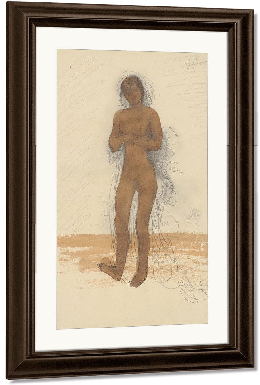 Sphinx By Francois Auguste Rene Rodin Fine Art Print