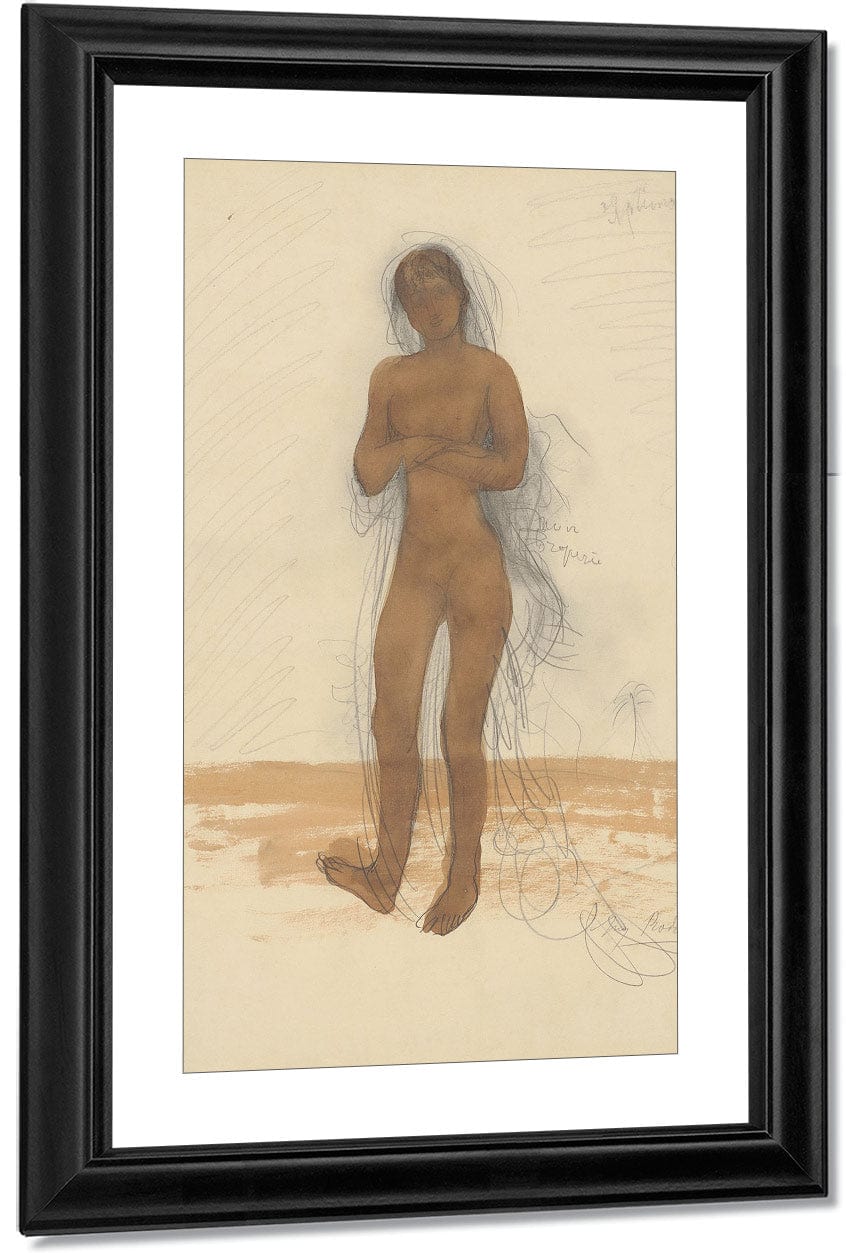 Sphinx By Francois Auguste Rene Rodin Fine Art Print