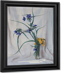 Spider Wort & Puccoon By Frank V. Dudley Fine Art Print