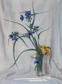 Spider Wort & Puccoon By Frank V. Dudley Fine Art Print