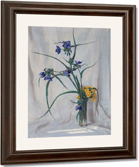 Spider Wort & Puccoon By Frank V. Dudley Fine Art Print