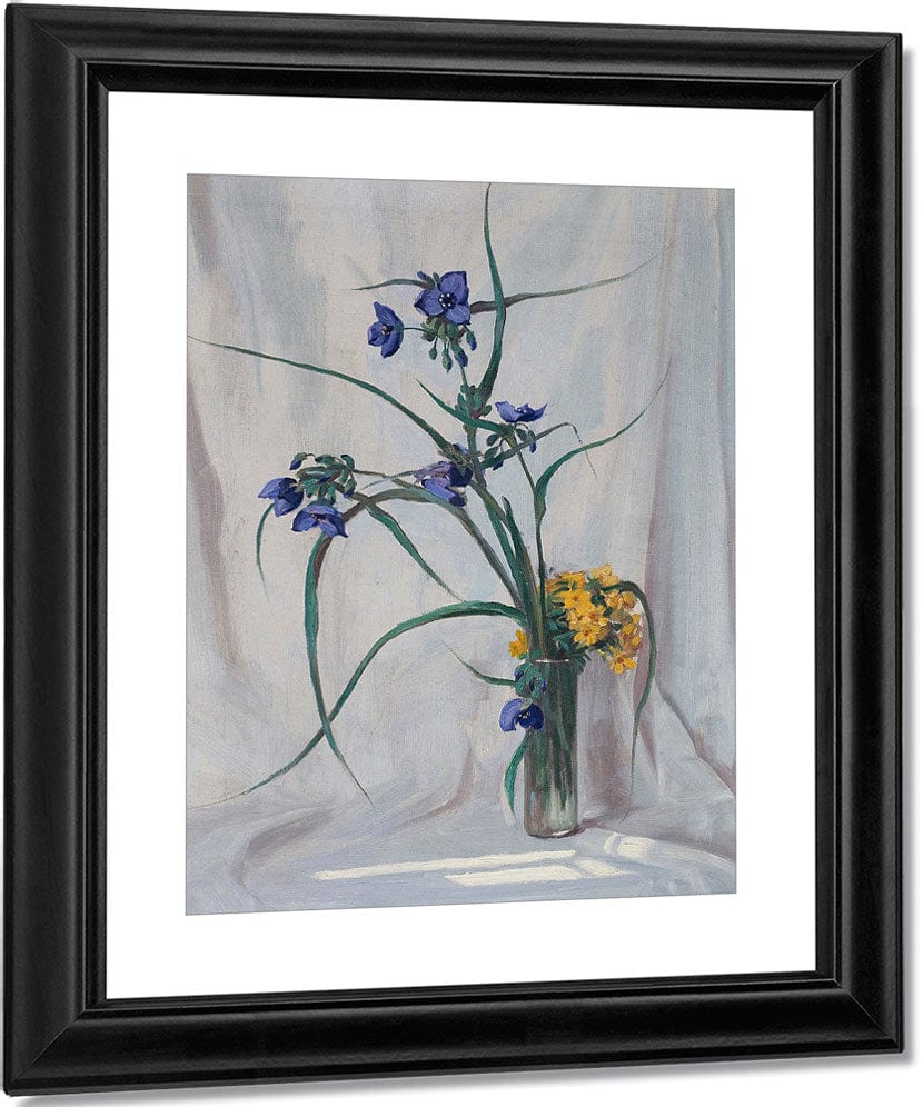 Spider Wort & Puccoon By Frank V. Dudley Fine Art Print