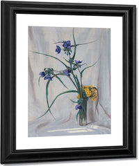Spider Wort & Puccoon By Frank V. Dudley Fine Art Print