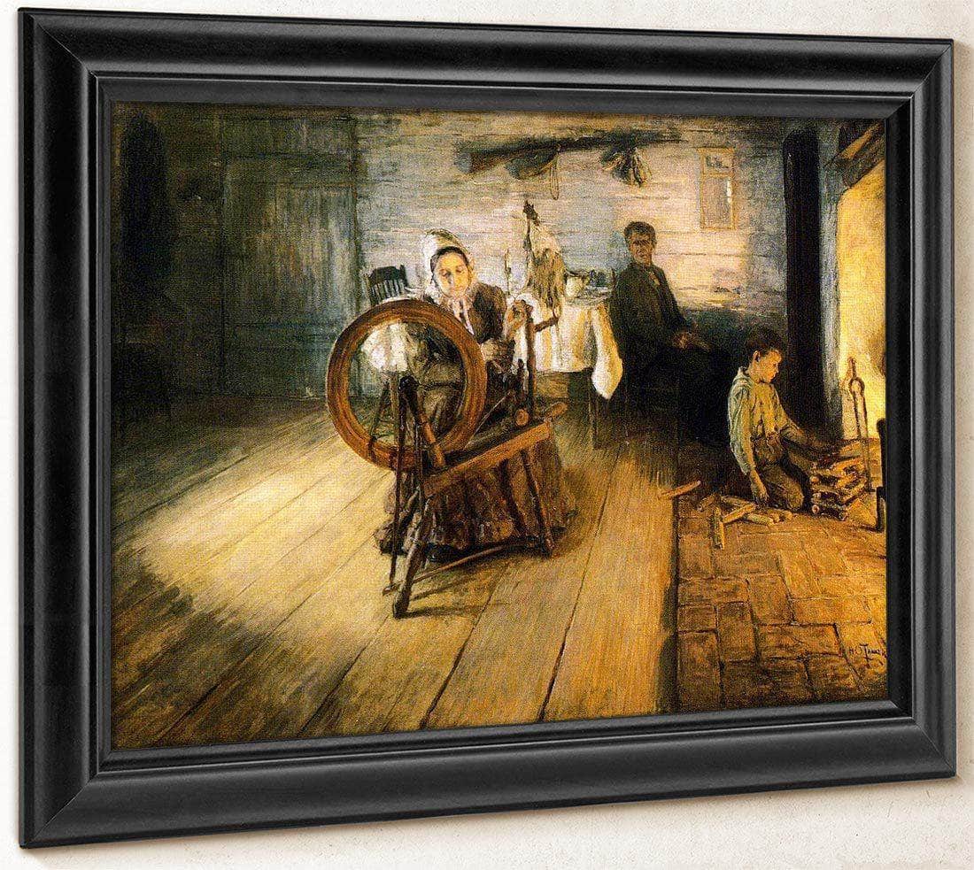 Spinning By Firelight The Boyhood Of George Washington Gray By Henry Ossawa Tanner Fine Art Print