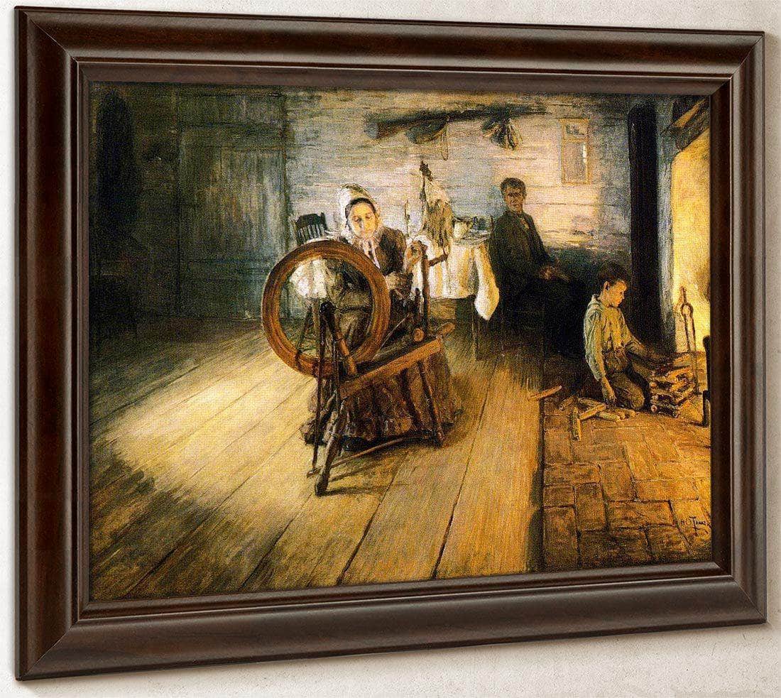 Spinning By Firelight The Boyhood Of George Washington Gray By Henry Ossawa Tanner Fine Art Print