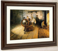 Spinning By Firelight The Boyhood Of George Washington Gray By Henry Ossawa Tanner Fine Art Print